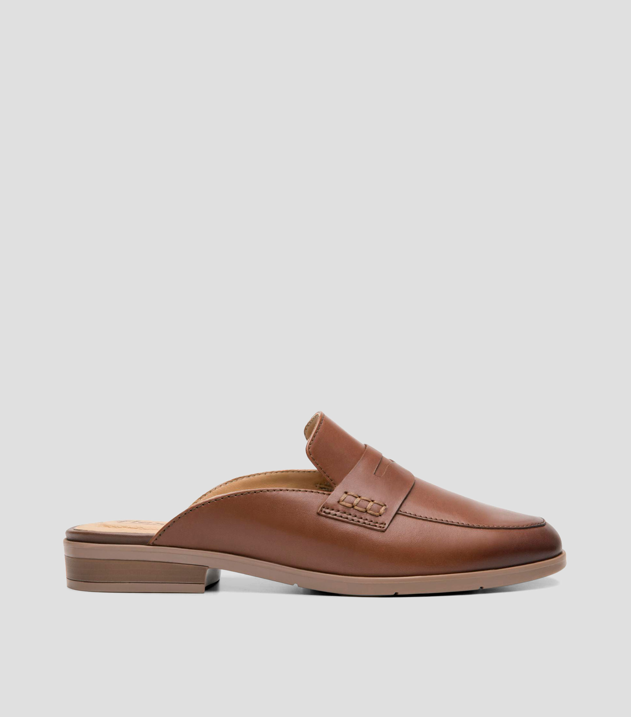Zuecos casuales Lorela en piel Mujer